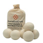 Wool Dryer Balls XL (6 Pack, 7.5 cm, Natural White) – 100% New Zealand Wool, Handmade in Nepal – Reusable, Eco-Friendly, Chemical-Free Fabric Softener Alternative for Laundry, 1000+ Loads