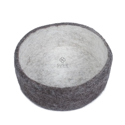 Handmade Ecofriendly Felt Bowls Set of 5 | Multipurpose Wool Storage Bowls