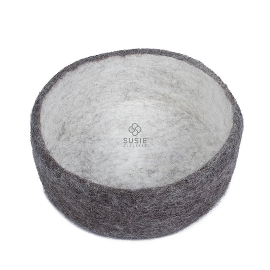 Handmade Ecofriendly Felt Bowls Set of 5 | Multipurpose Wool Storage Bowls