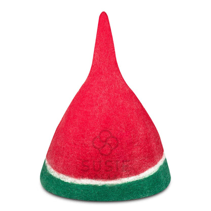 Cat Cave Strawberry Design – Handmade Eco Friendly Natural Felted New Zealand Wool