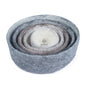 Handmade Ecofriendly Felt Bowls Set of 5 | Multipurpose Wool Storage Bowls