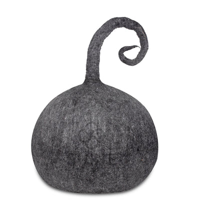 Cat Cave natural long tail Handmade Eco Friendly Natural Felted 100% New Zealand Wool Warm and Cozy Beds for Cats and Kittens