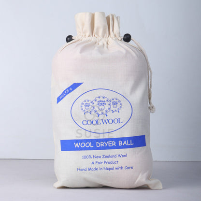 Handmade 100% Natural New Zealand sheep Wool Laundry Mint green colour Dryer Balls - No Lint - Pack of 6 - Reusable Natural Fabric Softener