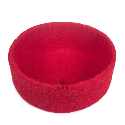 Handmade Felt Bowl Set of 5 — Pure New Zealand Wool